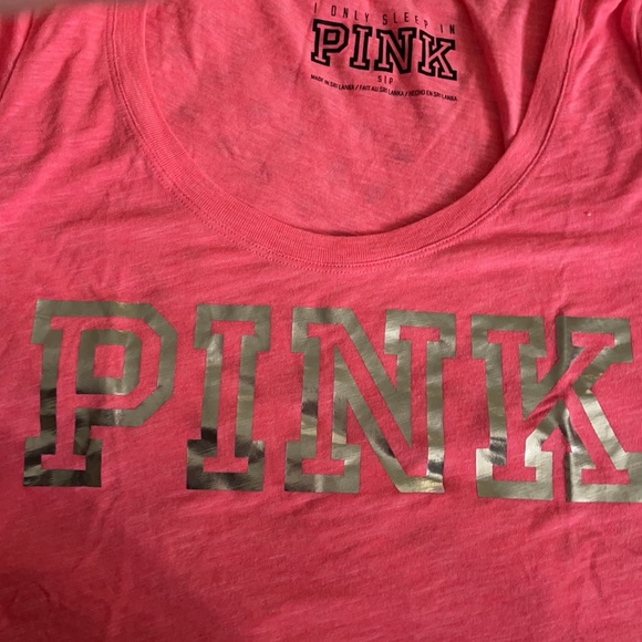Pink Victoria’s Secret Sleep Top - Picture 4 of 4